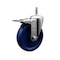 Service Caster 5'' Solid Poly Wheel Swivel 7/16'' Stem Caster with Total Lock Brake SCC-GRTTL20S514-SPUS-716138 - alternate 1